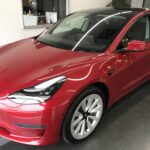 TESLA Model3のカーコーティング施術事例