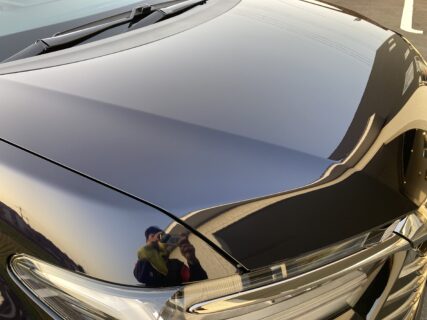 絶好の洗車日和。