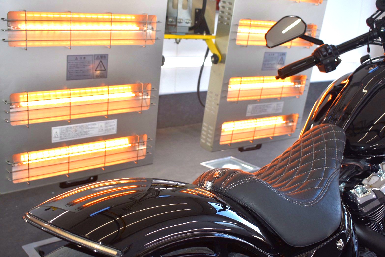 ハーレーダビッドソン ブレイクアウト バイクコーティング(ONE SHINE エクセレント) 施術（RevoS・鹿児島霧島）