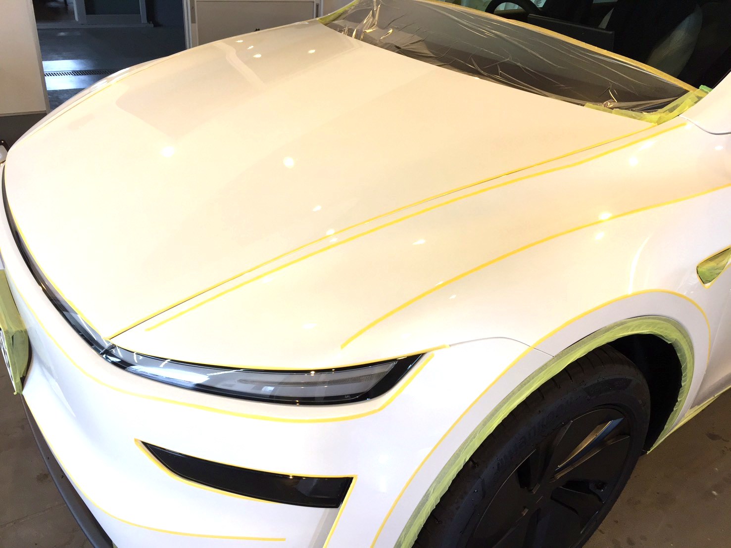 テスラ モデルY 特許カーコーティングRe216d 施術（RevoS・鹿児島霧島）