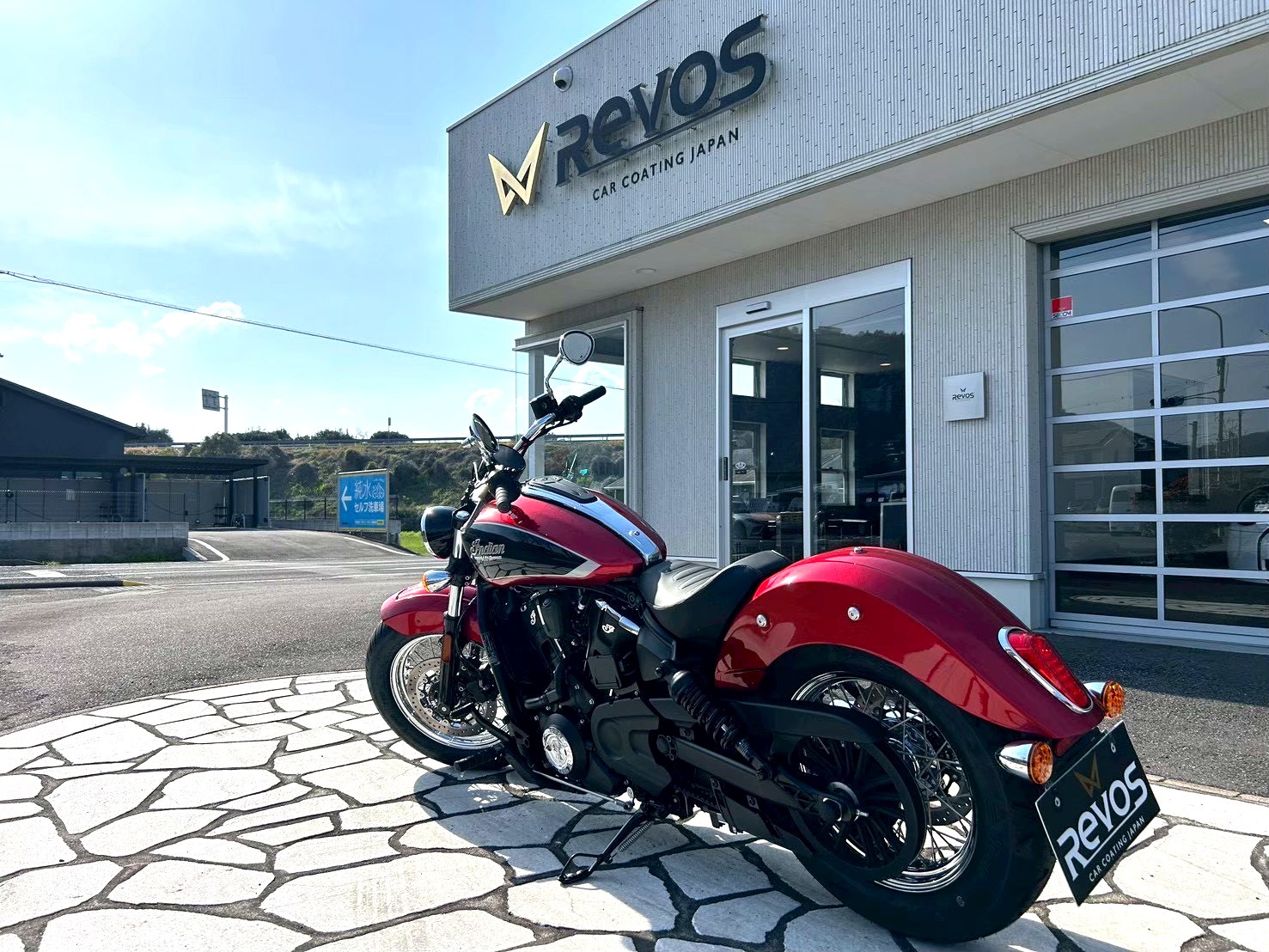 インディアン様|バイクコーティングの施術事例