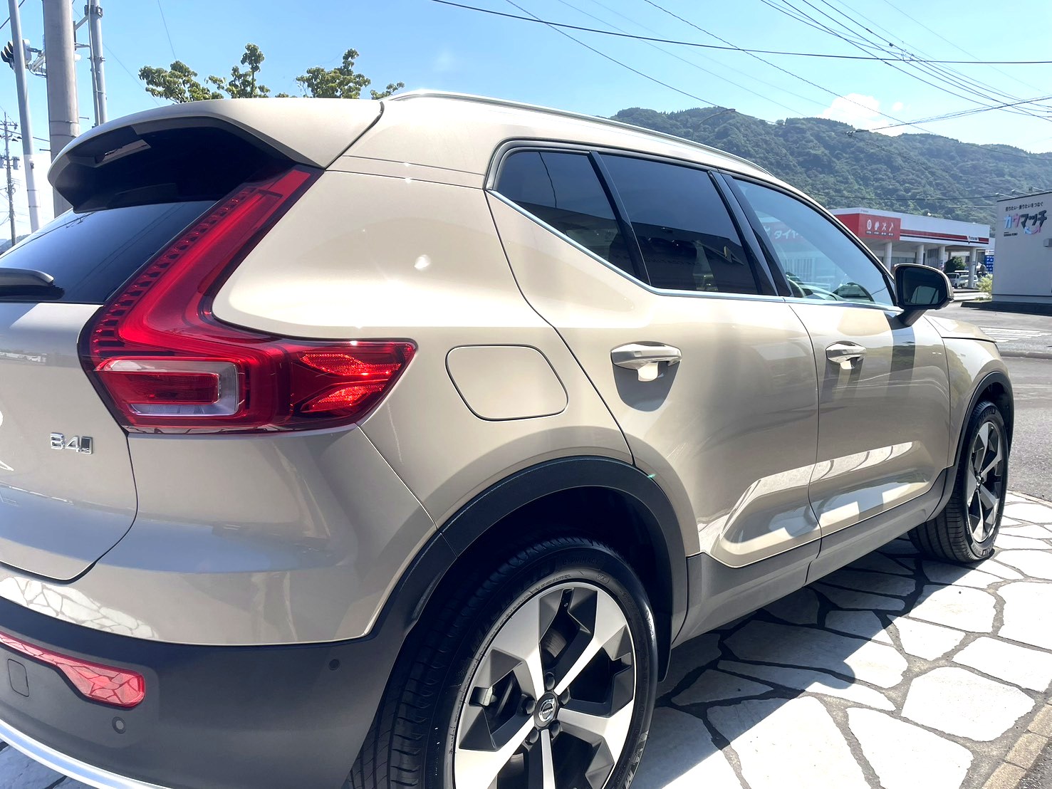 ボルボXC40 リアクォーター 施術後