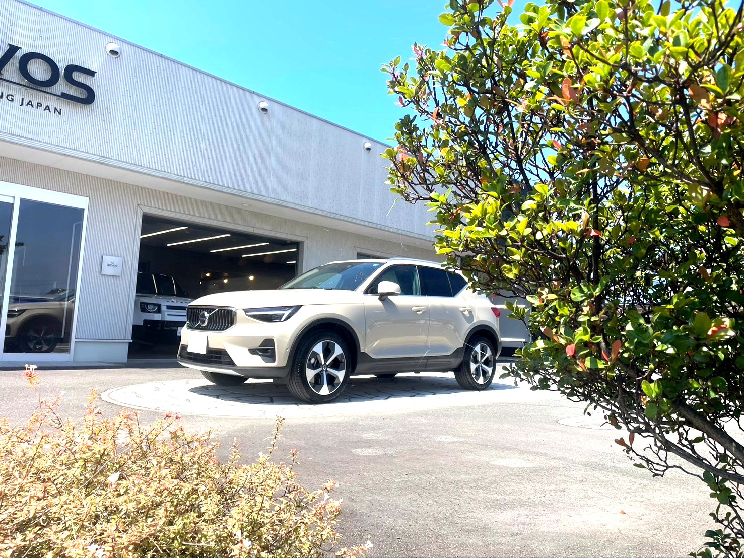 ボルボXC40 フロント右斜め 施術後