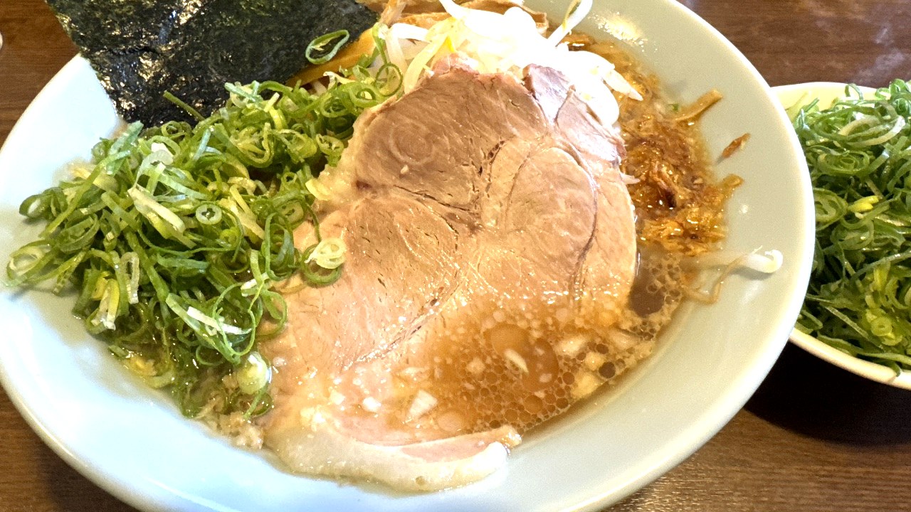 家族で行ったラーメン屋さんのラーメン