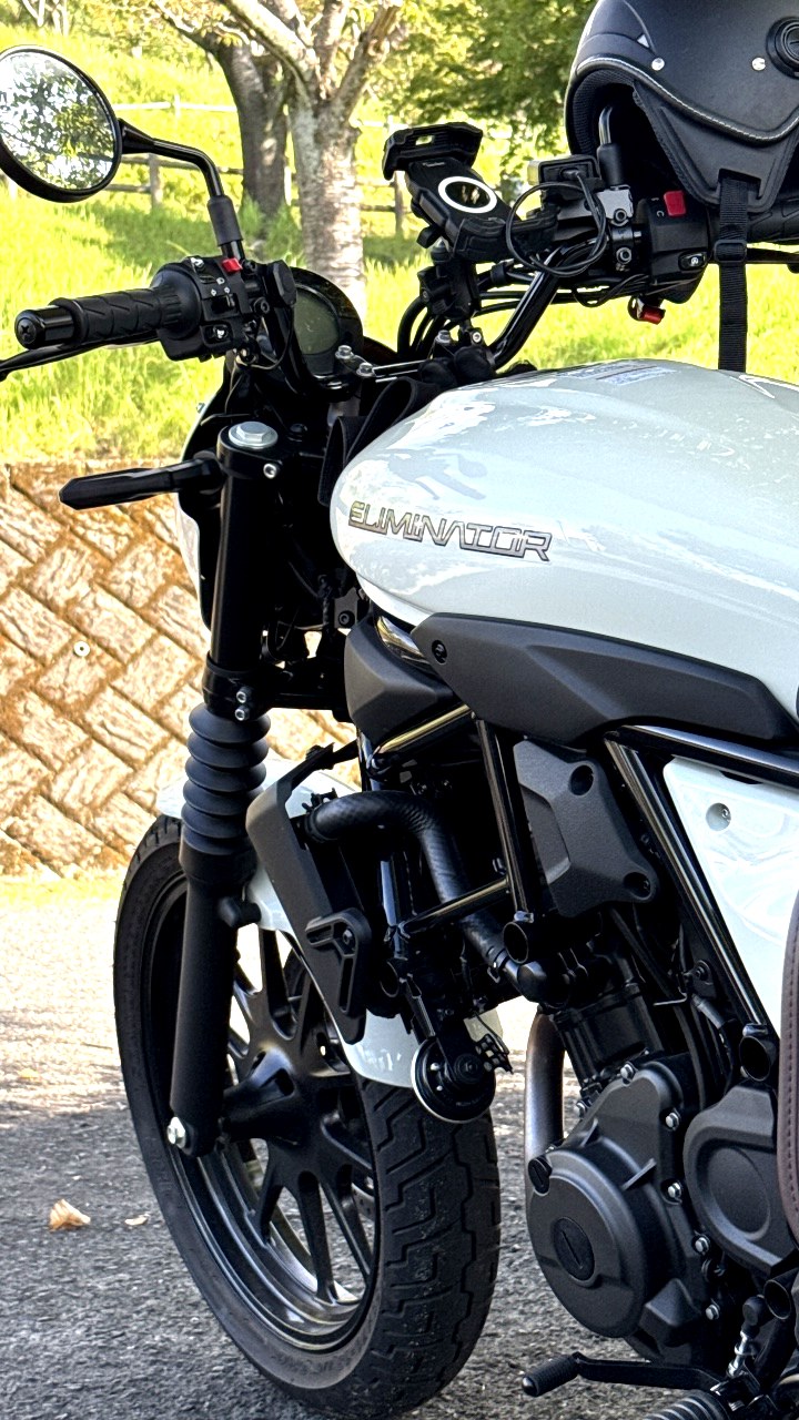バイクのタンクまわり