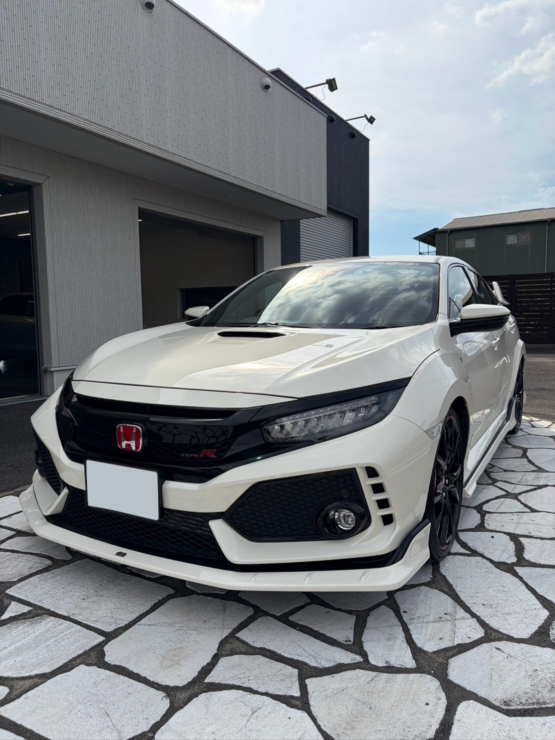 シビック TYPE R様|特許3層コーティングの施術(Re216d)